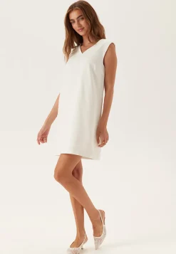 Vigery V-neck S/L SHORT DRESS