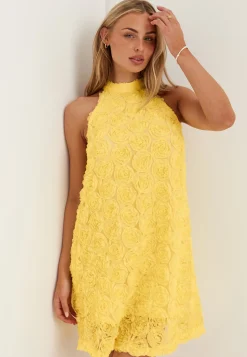 Viglory Halter Neck Short Dress