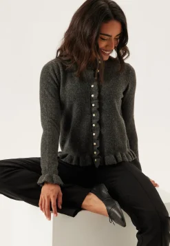 Vijacia O-neck L/S FRILL KNIT