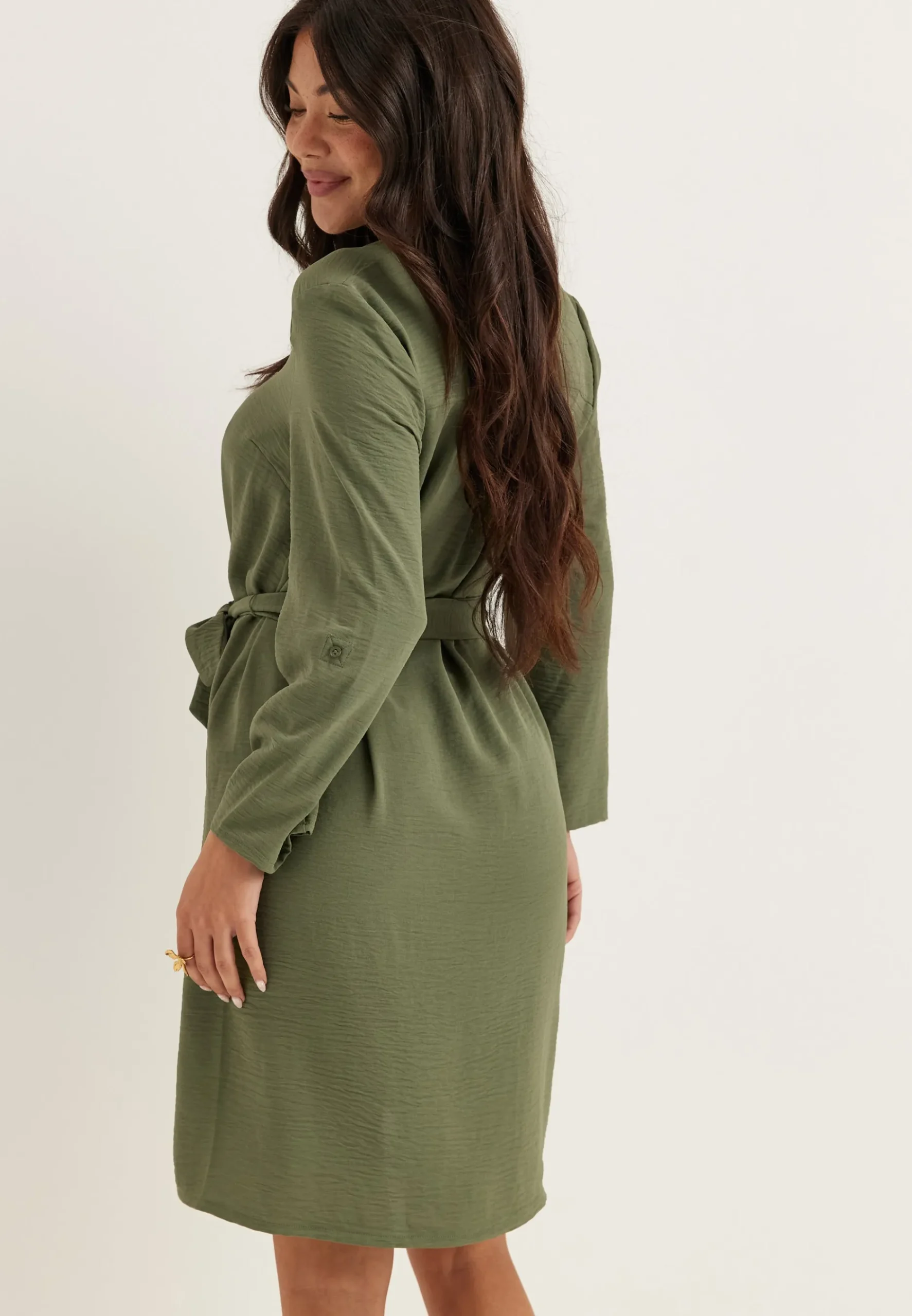 Vijosa 3/4 V-NECK DRESS