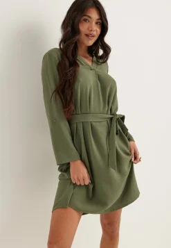 Vijosa 3/4 V-NECK DRESS