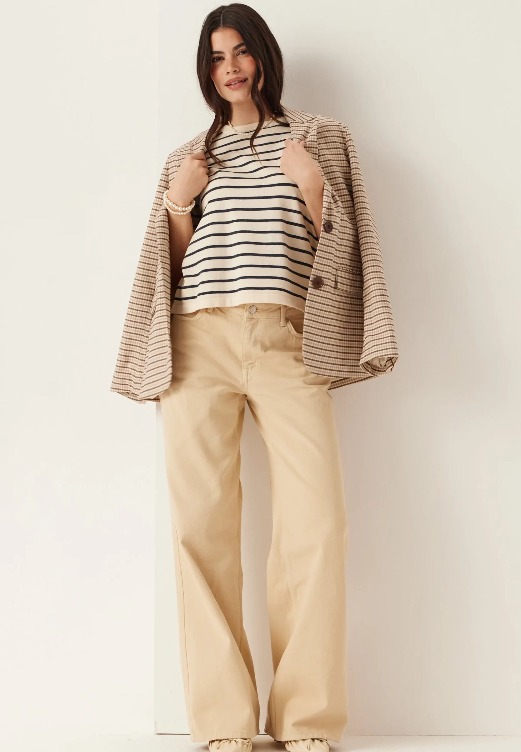 Vimalu O-neck 2/4 KNIT TOP