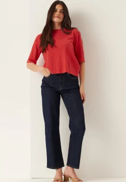Vimalu O-neck 2/4 KNIT TOP