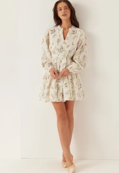 Vimiada L/S EMB SHORT SHIRT DRESS