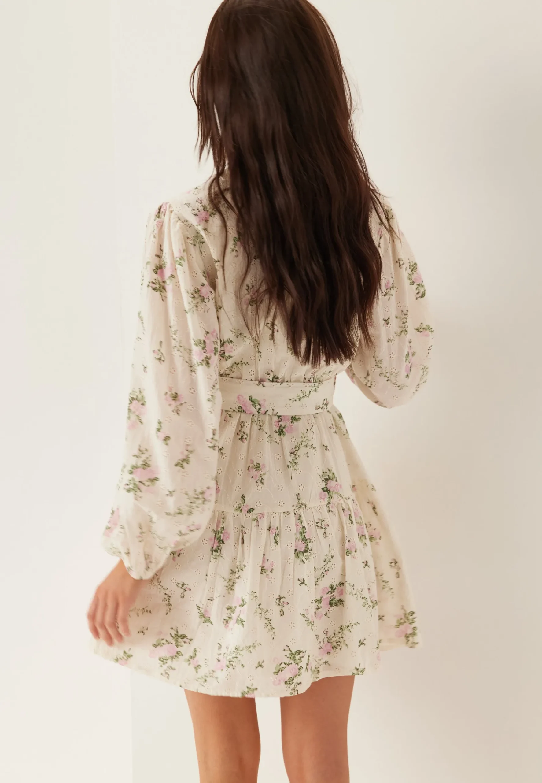 Vimiada L/S EMB SHORT SHIRT DRESS