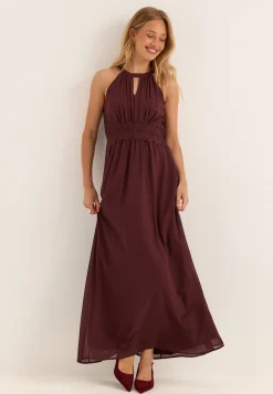Vimilina Halterneck Maxi Dress