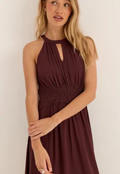 Vimilina Halterneck Maxi Dress