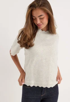 Vinikolina O-neck 2/4 KNIT TOP