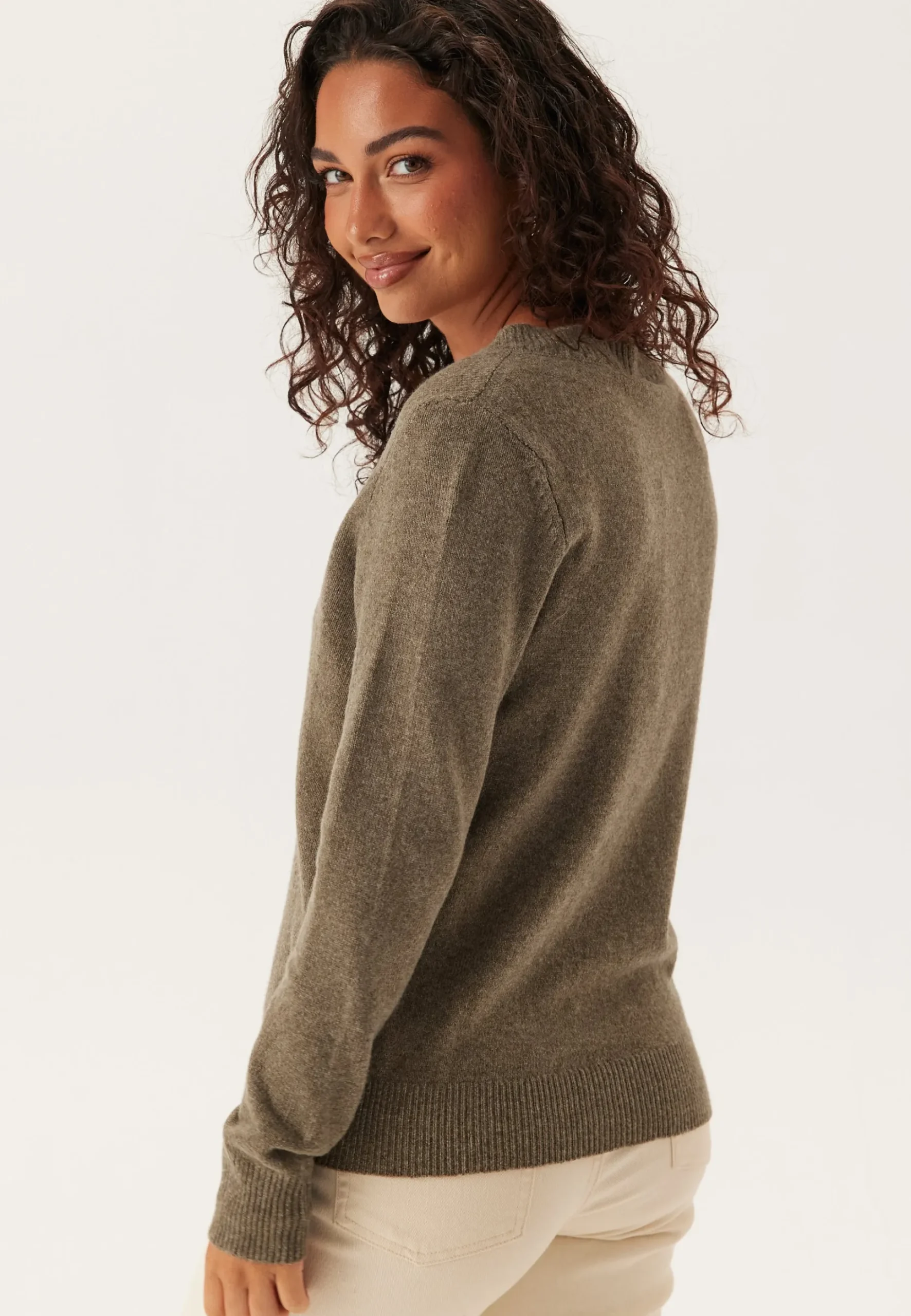 Vinikolina V-neck L/S KNIT TOP