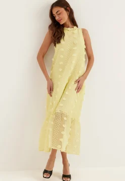 Vipalma S/L O-NECK ANKLE DRESS