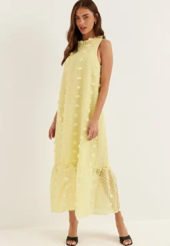 Vipalma S/L O-NECK ANKLE DRESS