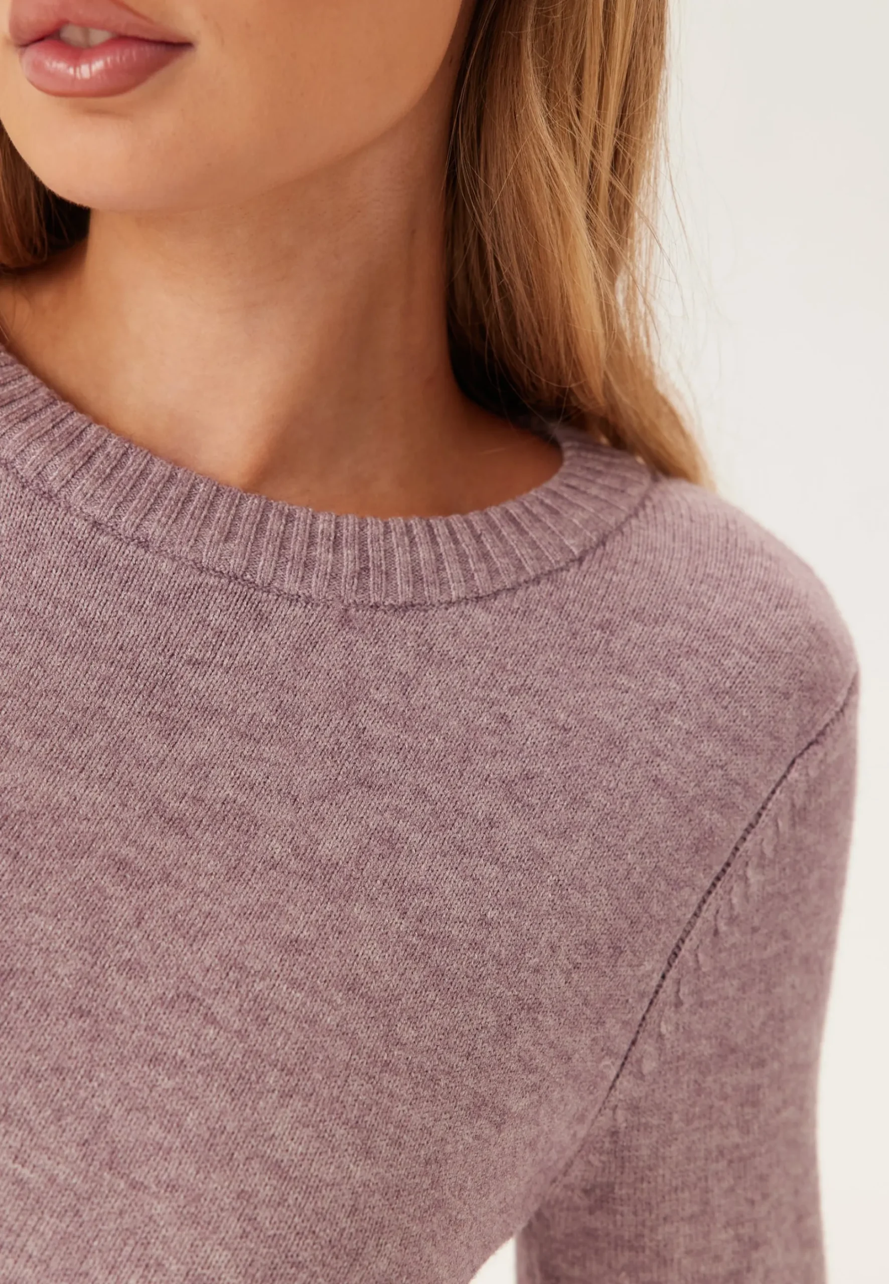 Viril O-neck L/S KNIT TOP