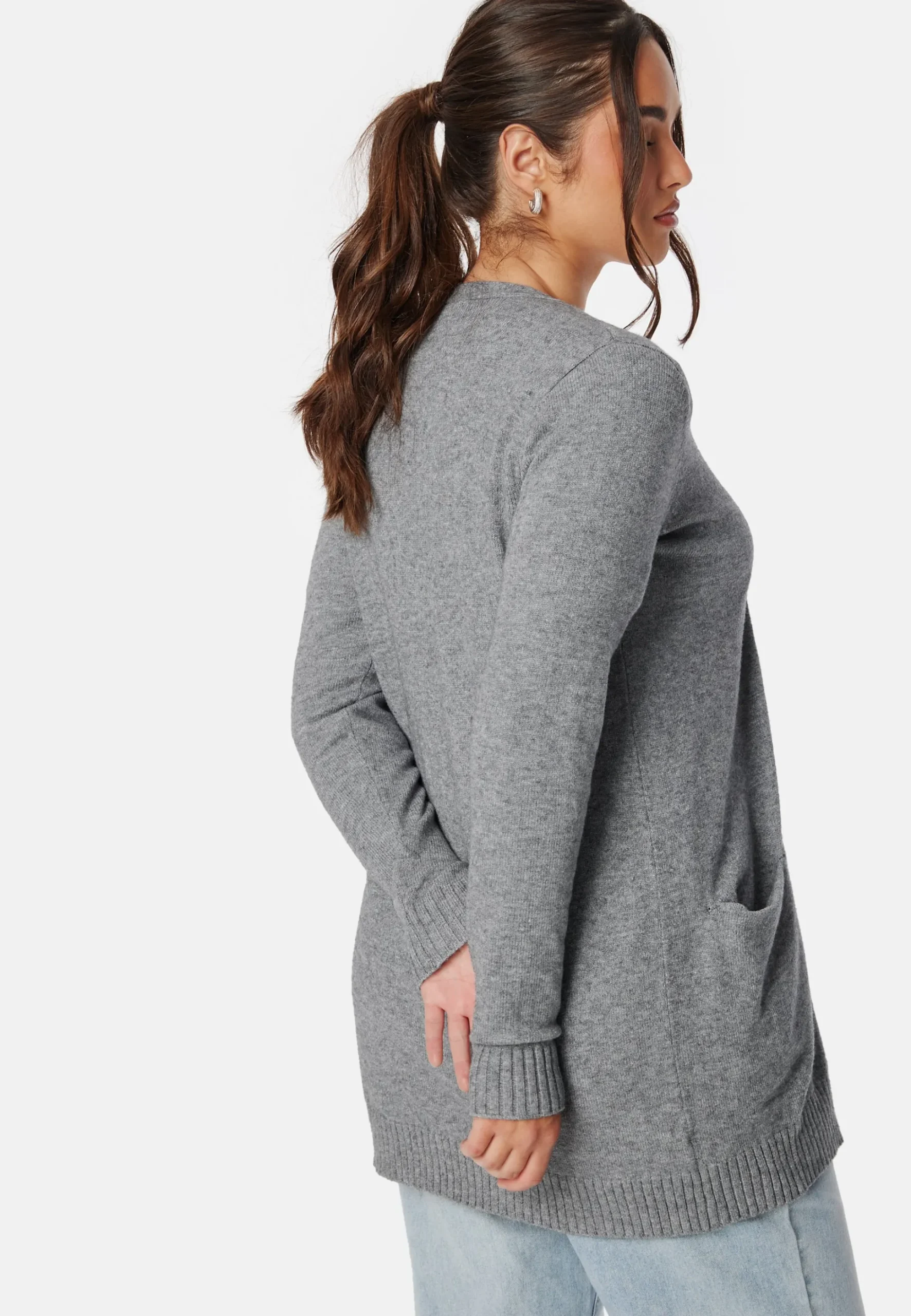 Viril Open L/S Knit Cardigan