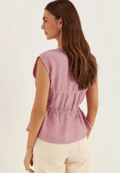 Viscose Tie Detail Blouse