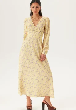 Viscose V-neck Maxi Dress