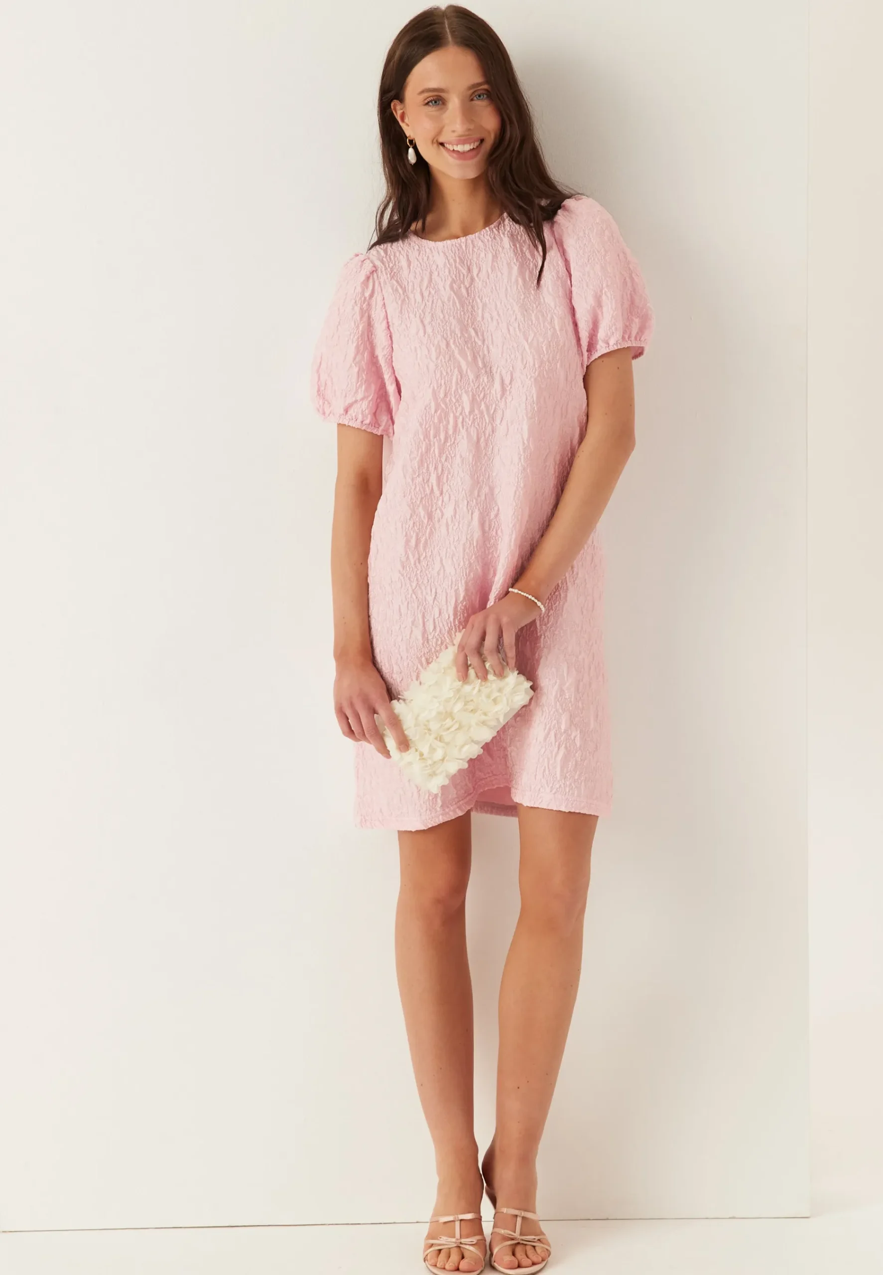 Visophia O-neck S/S DRESS