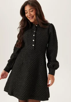 Vitaliama L/S JAQCUARD DRESS