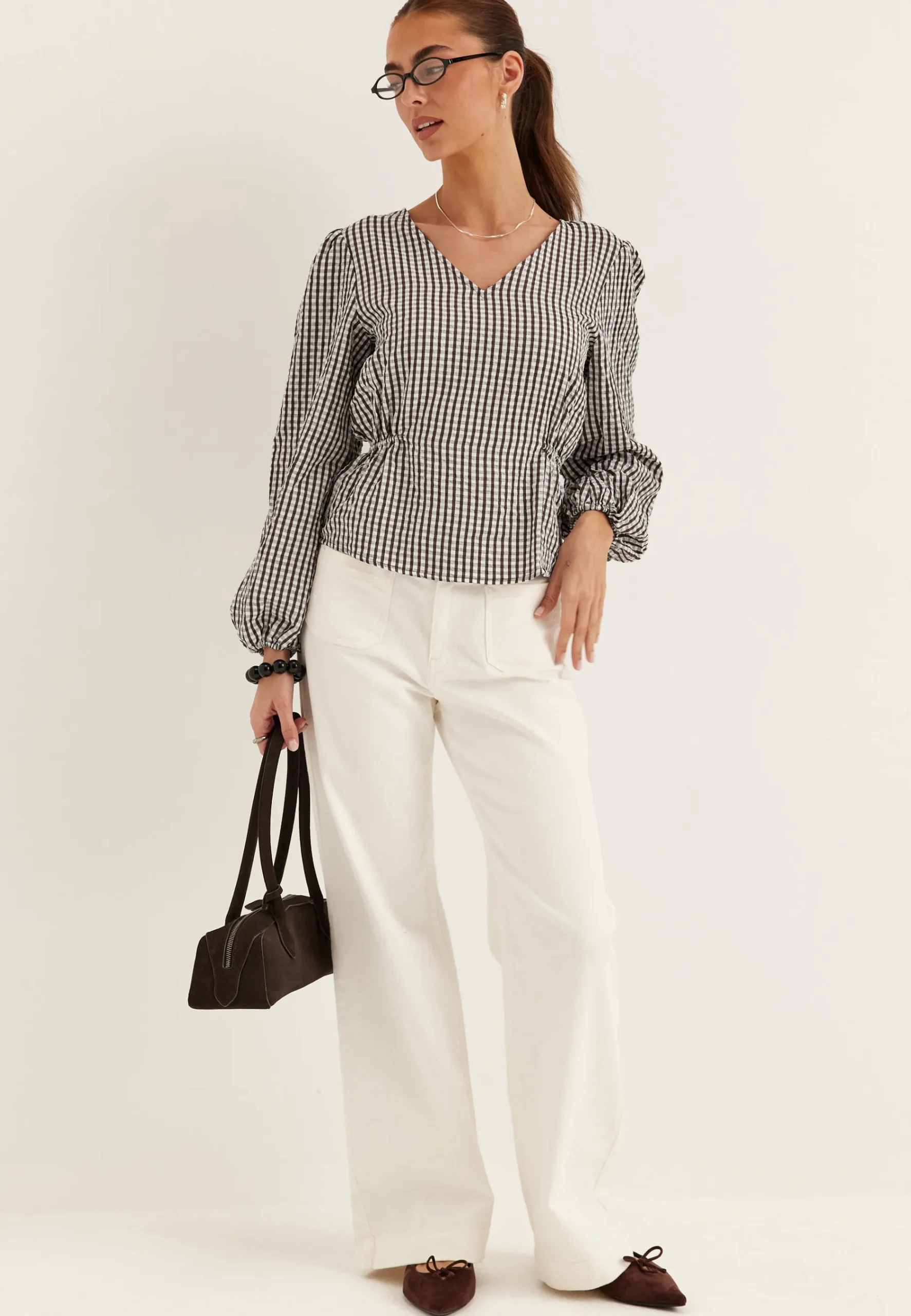 Viterni V-neck L/S TOP