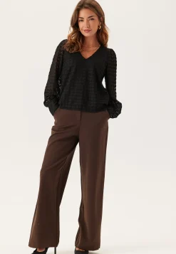 Vmbecca Ls V-neck Lace Top