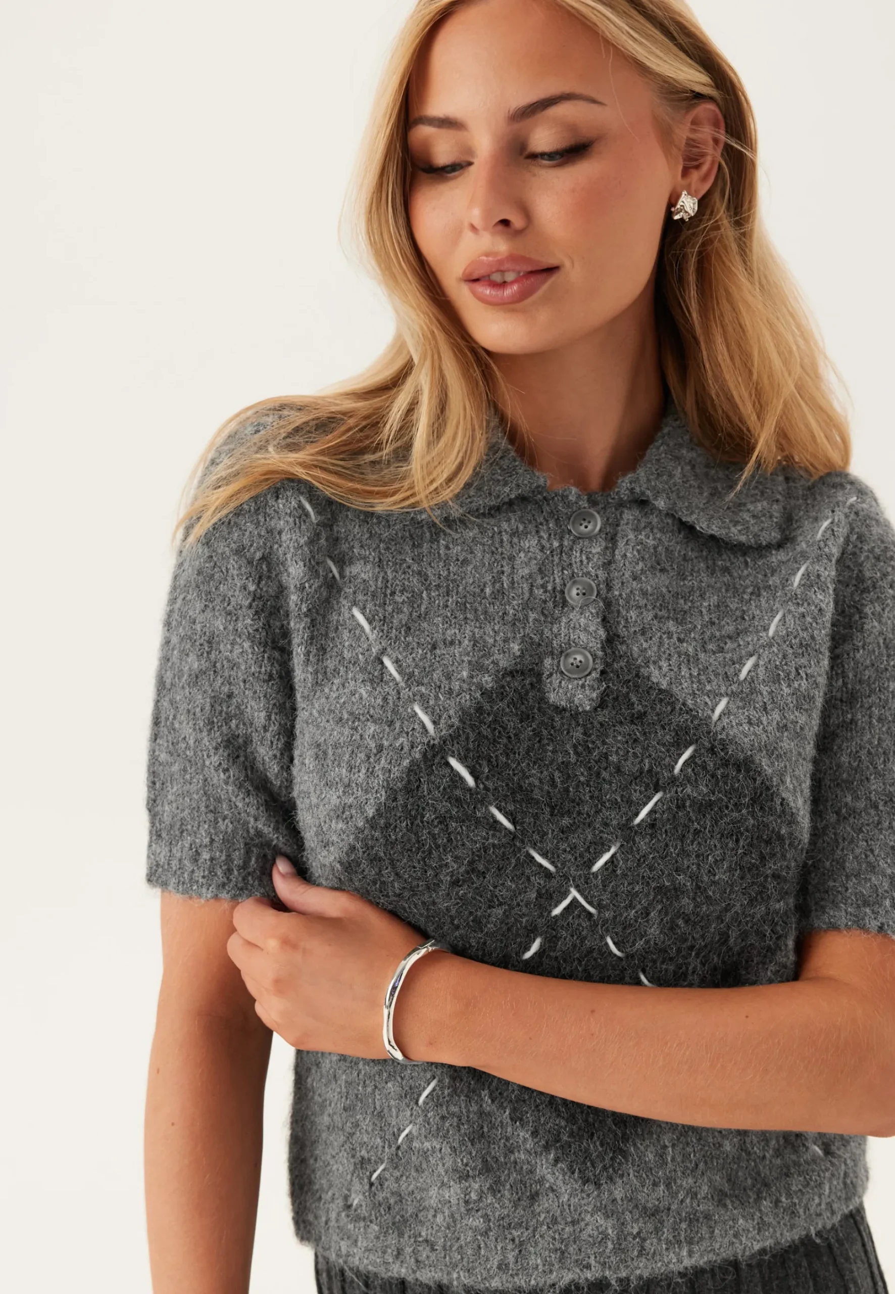 Vmbliss 2/4 POLONECK PULLOVER