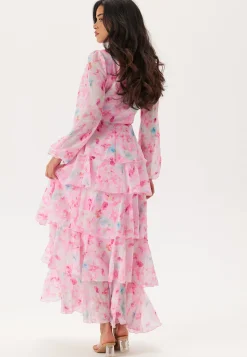 Vmfelicia Ls Ruffle Maxi Dress