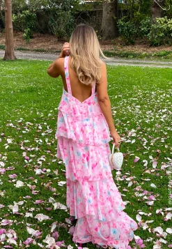 Vmfelicia Sl Ruffle Maxi Dress
