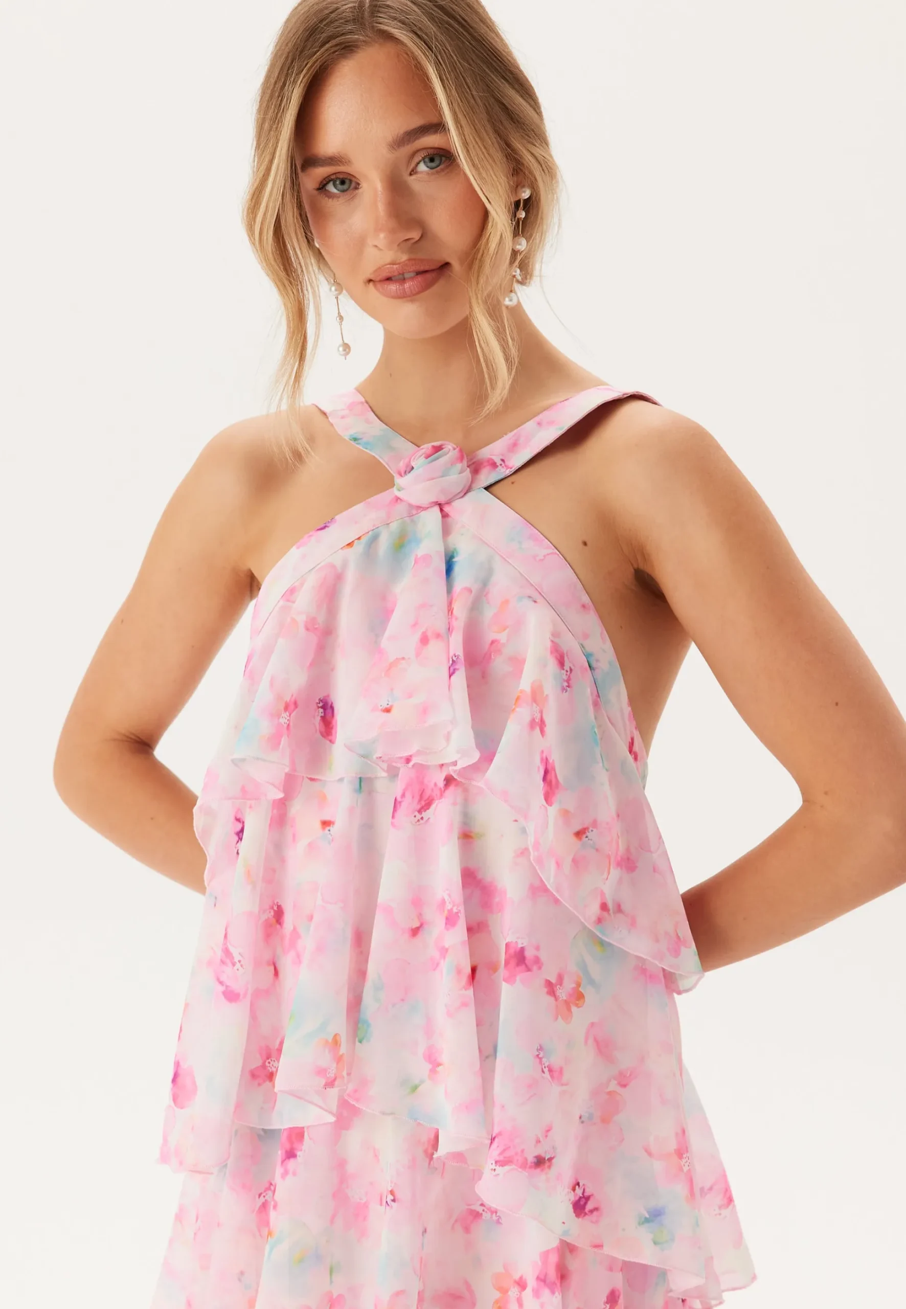 Vmfelicia Sl Ruffle Maxi Dress