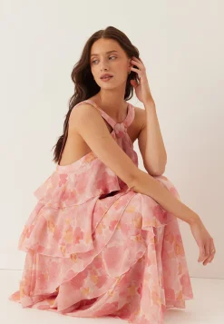 Vmfelicia Sl Ruffle Maxi Dress