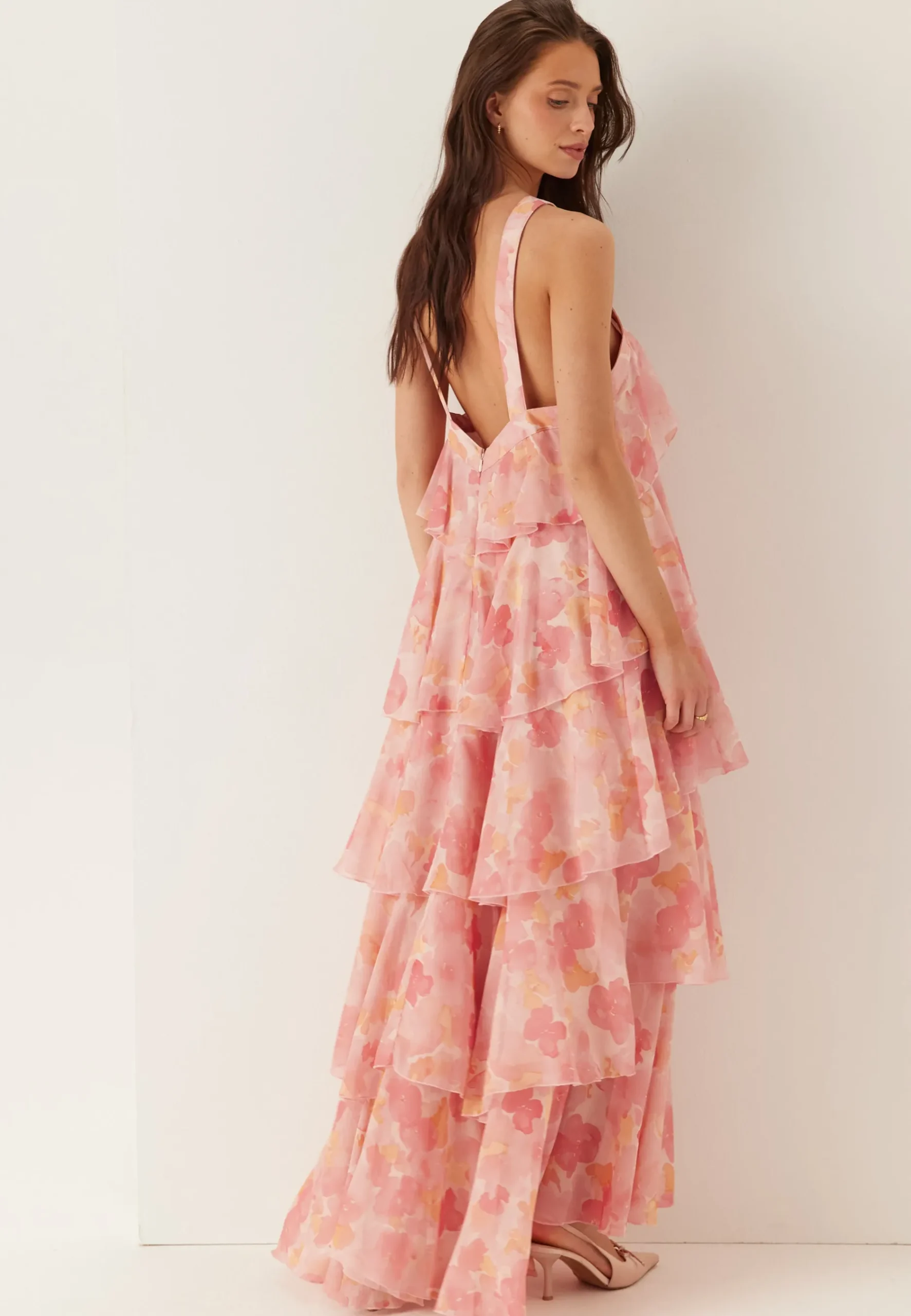 Vmfelicia Sl Ruffle Maxi Dress