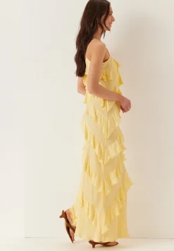 Vmicelyn Sl Ruffle Maxi Dress