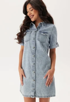 Vmjennie Ss Short Denim Dress