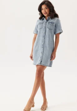 Vmjennie Ss Short Denim Dress