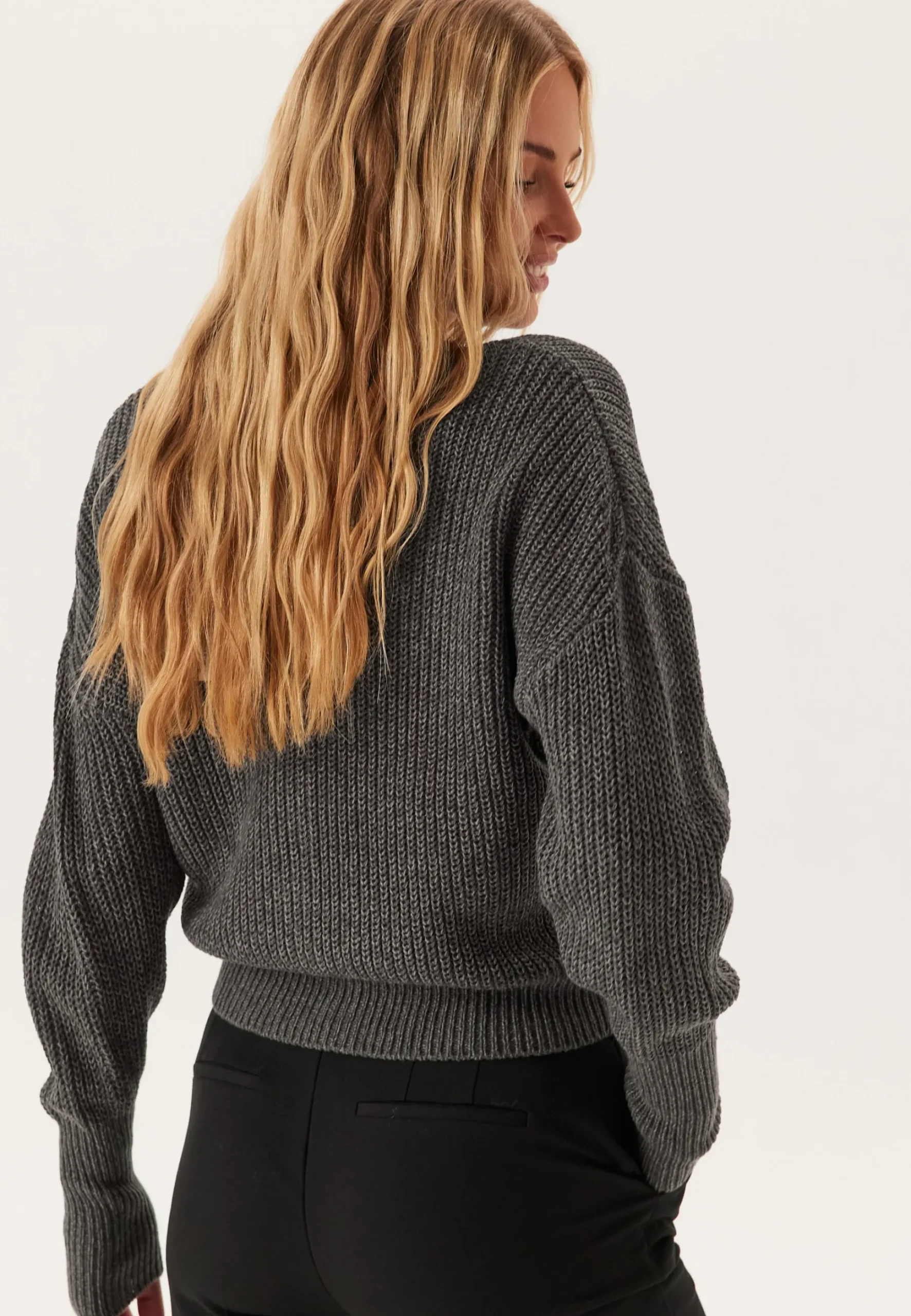 Vmlea LS V-Neck Cuff Cardigan