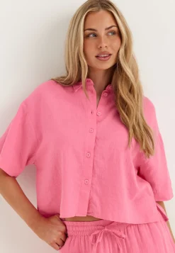 Vmlinn 2/4 SHORT SHIRT WVN NOOS