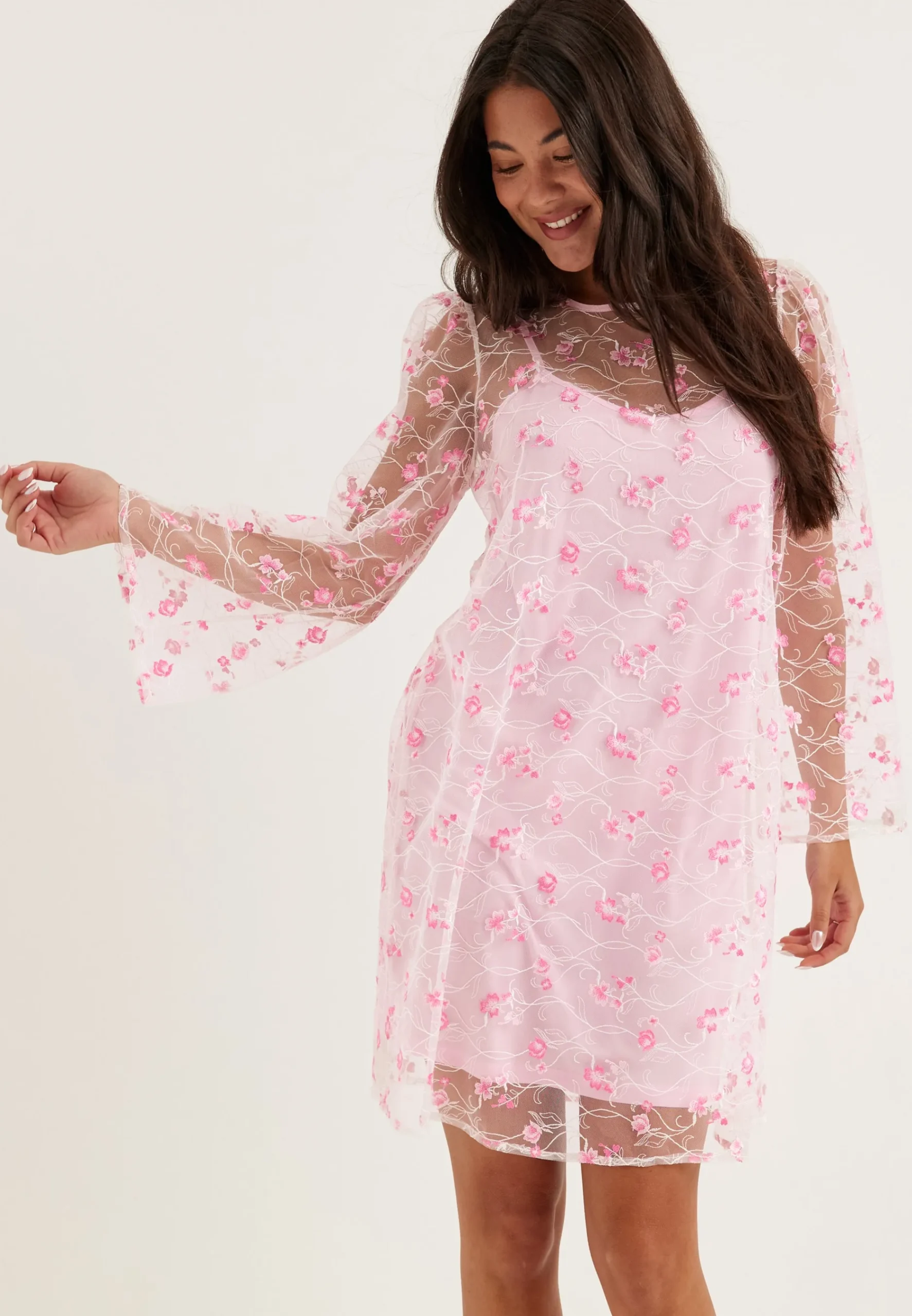 Vmmilla Ls Short Dress