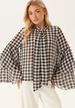 Vmsia Ls Flounce Top