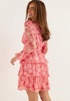 Vmsmilla Ls Short Layer Dress