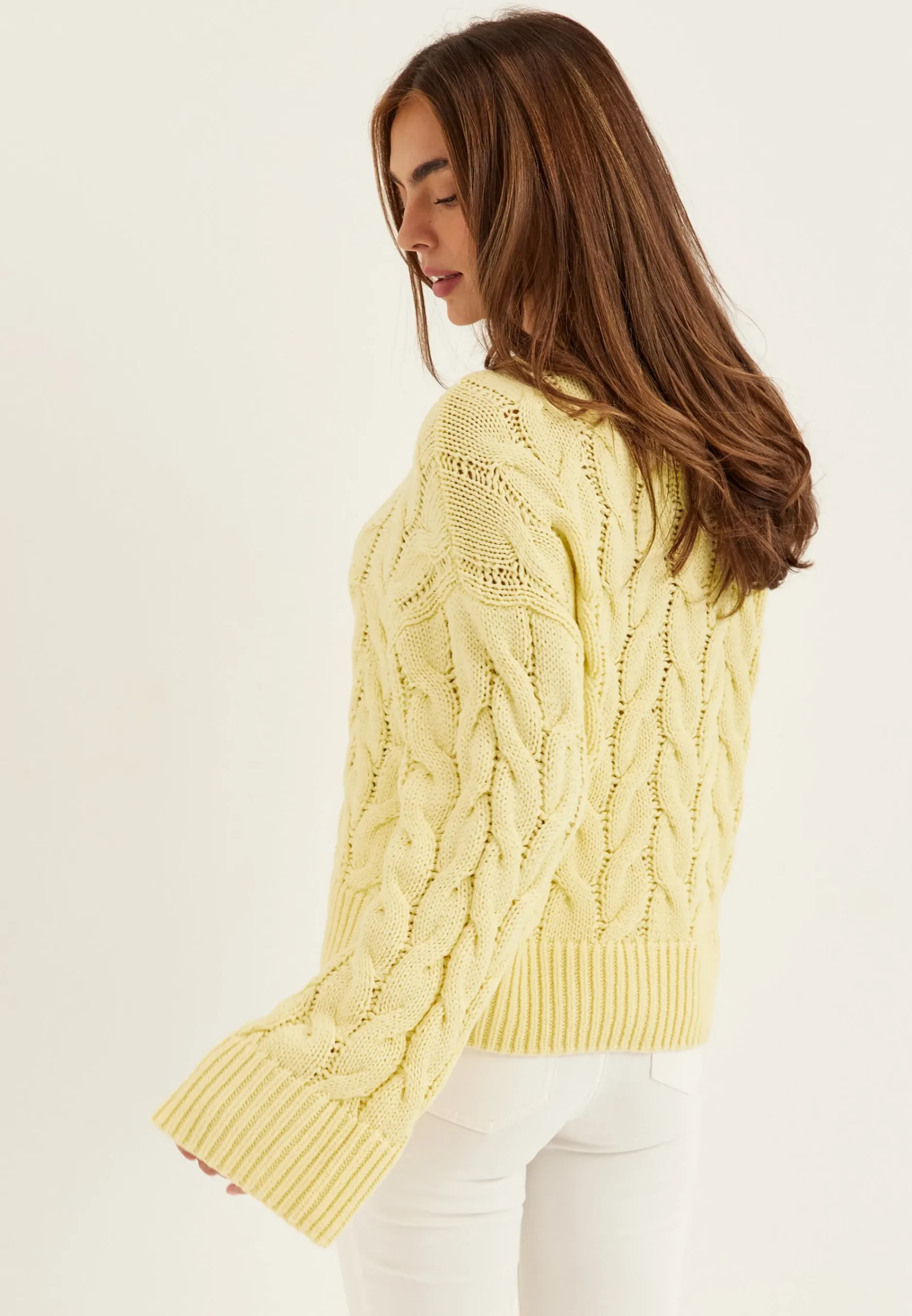 Vmsvea Thea Ls O-neck Cable Cardigan