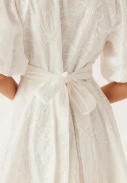 V-neck Bubble Hem Short Dress