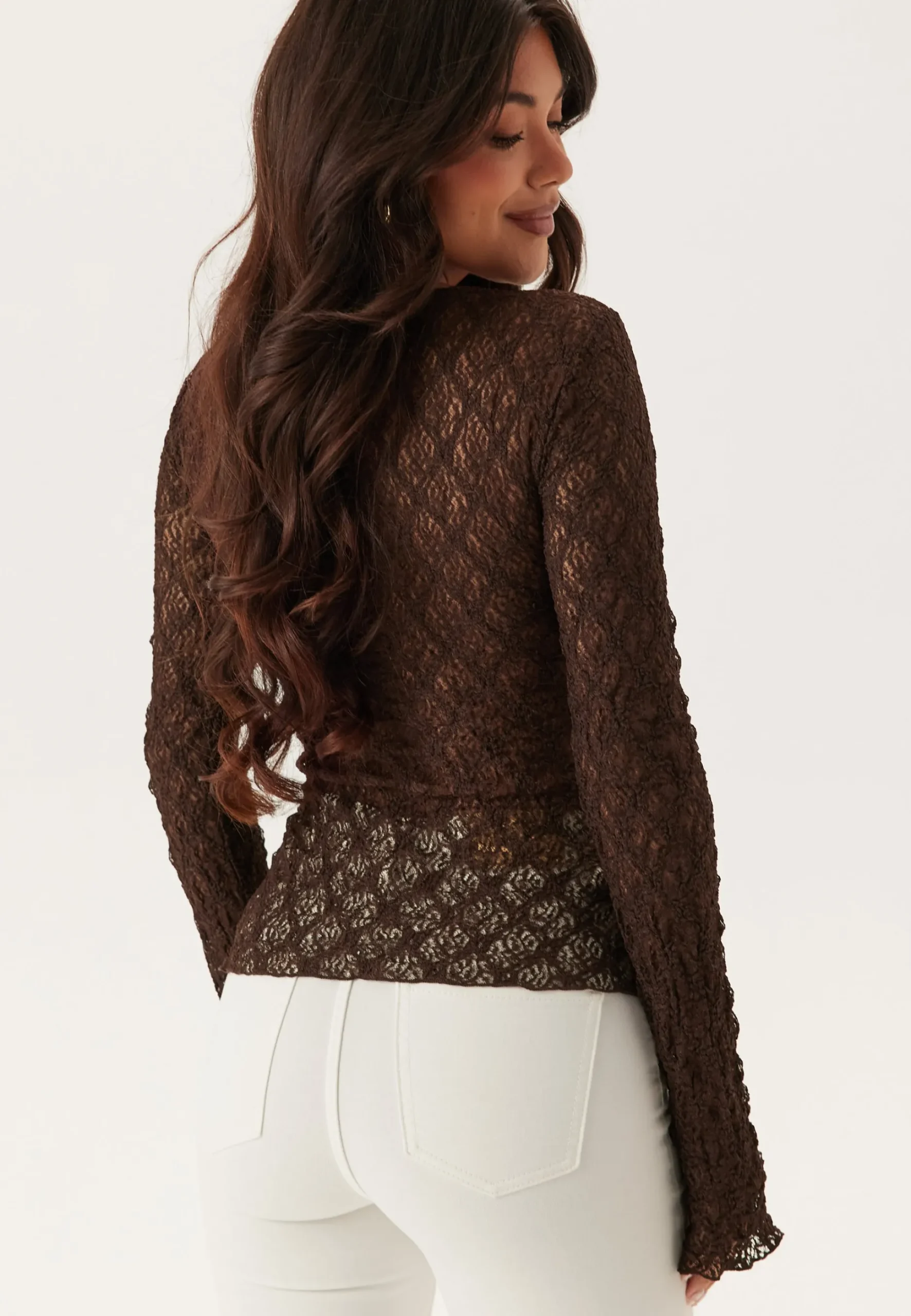 V-Neck Lace Top