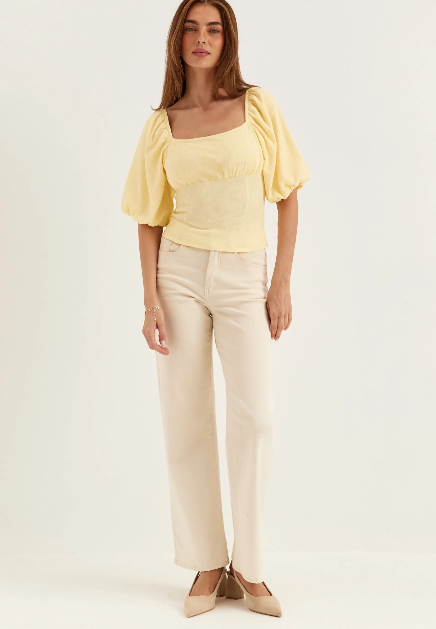 Volume Sleeve Top