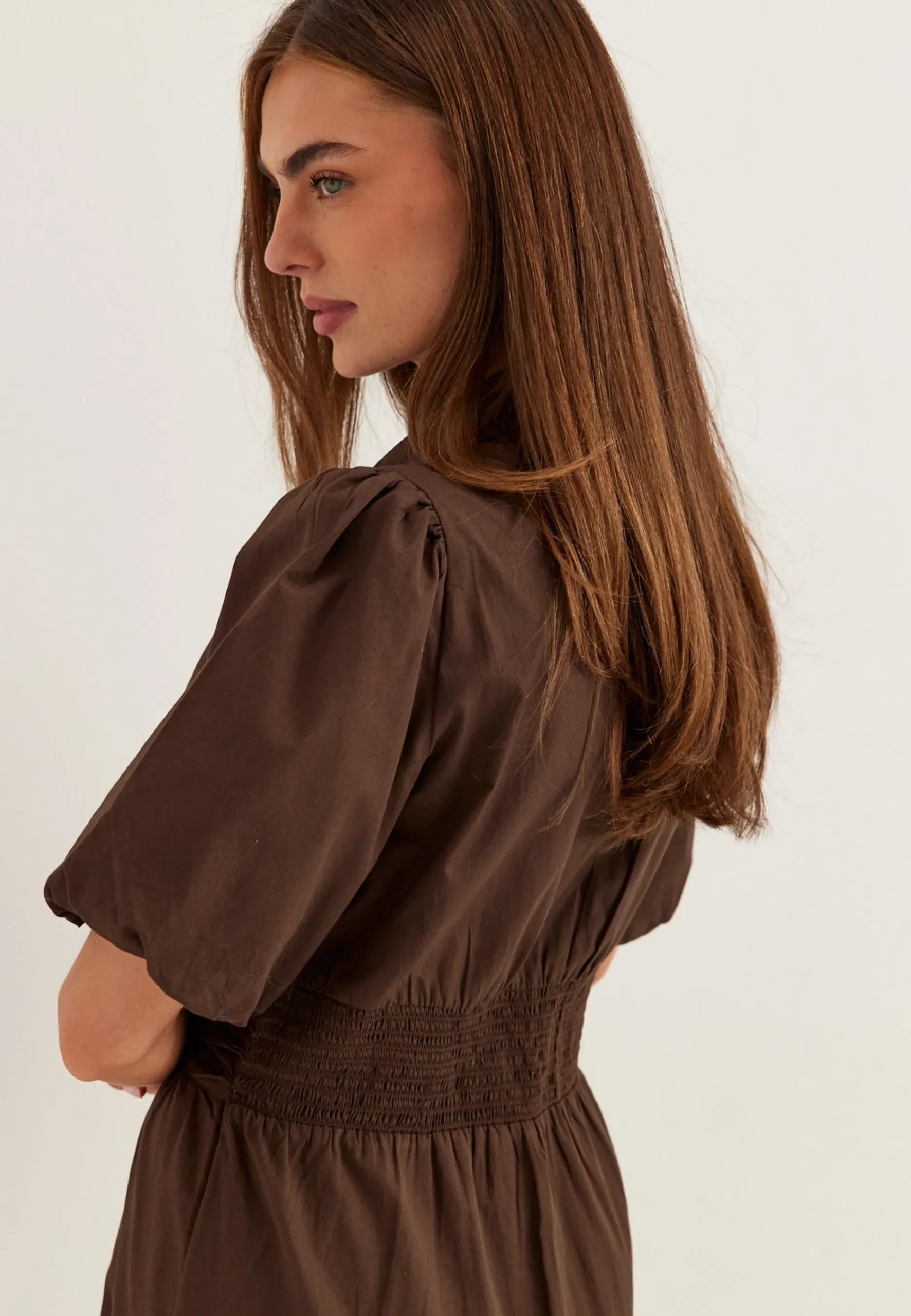Waist Detail Cotton Dress