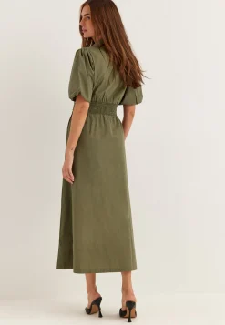Waist Detail Cotton Dress