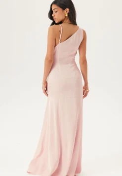 Waterfall Mermaid Satin Gown
