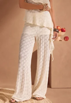 Wide Lace Trousers
