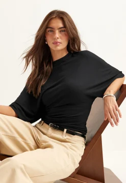 Wide Sleeve Fitted Tee