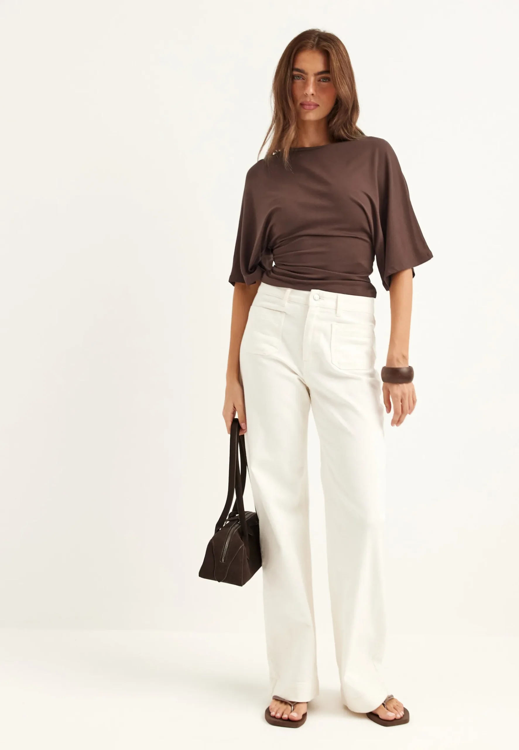 Wide Sleeve Fitted Tee