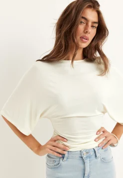 Wide Sleeve Fitted Tee
