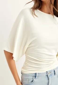 Wide Sleeve Fitted Tee