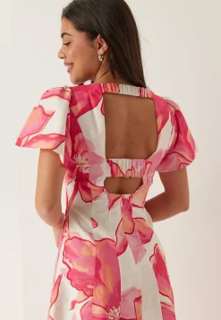 Wilda Flutter Sleeve Dress
